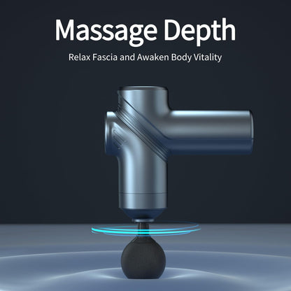 LEERCON Massage Gun Deep Tissue Mini Muscle Massager for Pain Relief, Blue