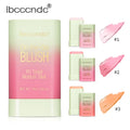 Temperature Change Tint Blush Stick products including three shades of On-the-Go Blush moisture stick by ibcccndc.
