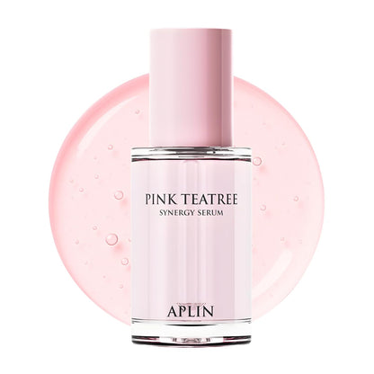 APLIN Pink Tea Tree Synergy Serum 30Ml/Skin Moisturizer/Facial Moisturizers/1.01 Fl. Oz, CICA, Hyaluronic Acid and Niacinamide, Korean Skin Care, Hydrating