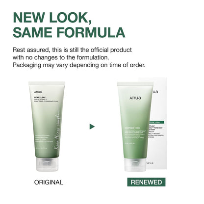 Heartleaf Quercetinol Pore Deep Cleansing Foam, Face Wash for Pore Refining Cleanser, Hydrating Daily Facial Cleanser for Double Cleansing, Gentle Foaming with BHA, Korean Skincare, 5.07 Fl.Oz