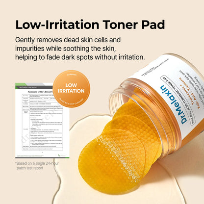 [Dr.Melaxin Official] Kojic Acid Turmeric TX Toner Pad 70Pads, Dark Spot &amp; Pigmentation Care for Uneven Skin Tone