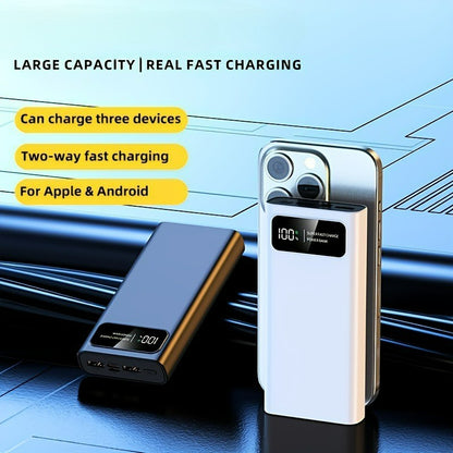 Portable Power Bank 2USB External Battery Backup Charger 900000Mah Fast Charging
