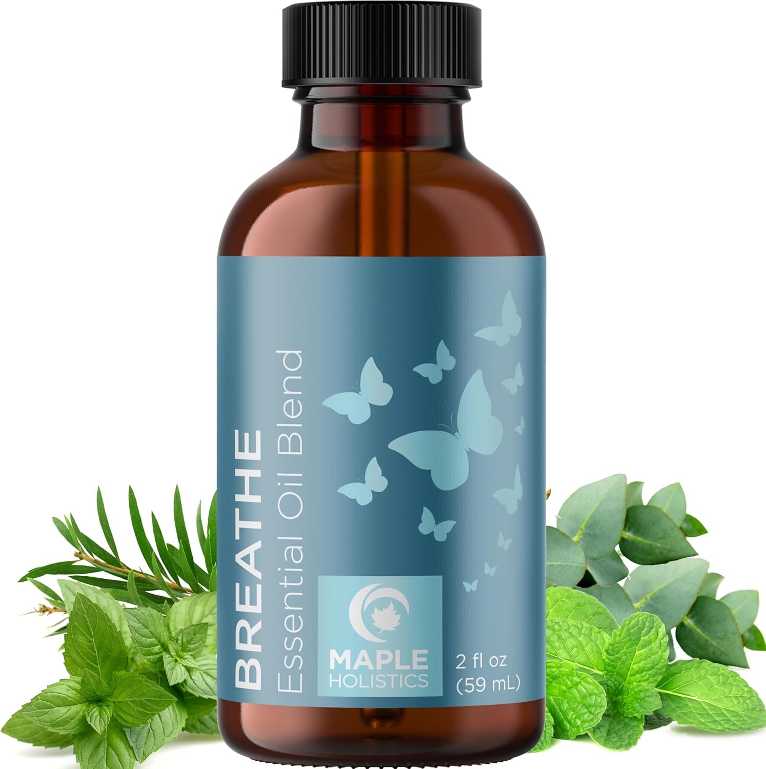 Pure Tea Tree Oil for Hair Skin and Nails - 100% Pure Undiluted Tea Tree Essential Oil with Dropper for Topical Uses Aromatherapy Diffusing and Home and Beauty Diys - Vegan and Cruelty Free (1 Fl Oz)