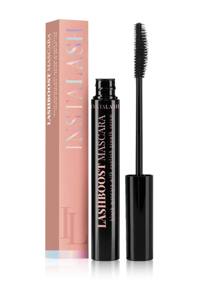 Lashboost Mascara with Lash Growth Serum | Advanced Eyelash Enhancing Serum Infused Black Mascara | Eyelash Treatment Helps Boost Lash Length, Volume &amp; Definition 10Ml