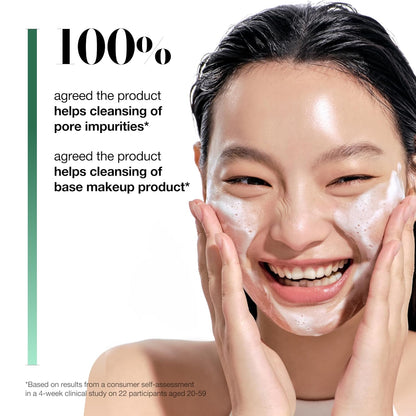 Heartleaf Quercetinol Pore Deep Cleansing Foam, Face Wash for Pore Refining Cleanser, Hydrating Daily Facial Cleanser for Double Cleansing, Gentle Foaming with BHA, Korean Skincare, 5.07 Fl.Oz