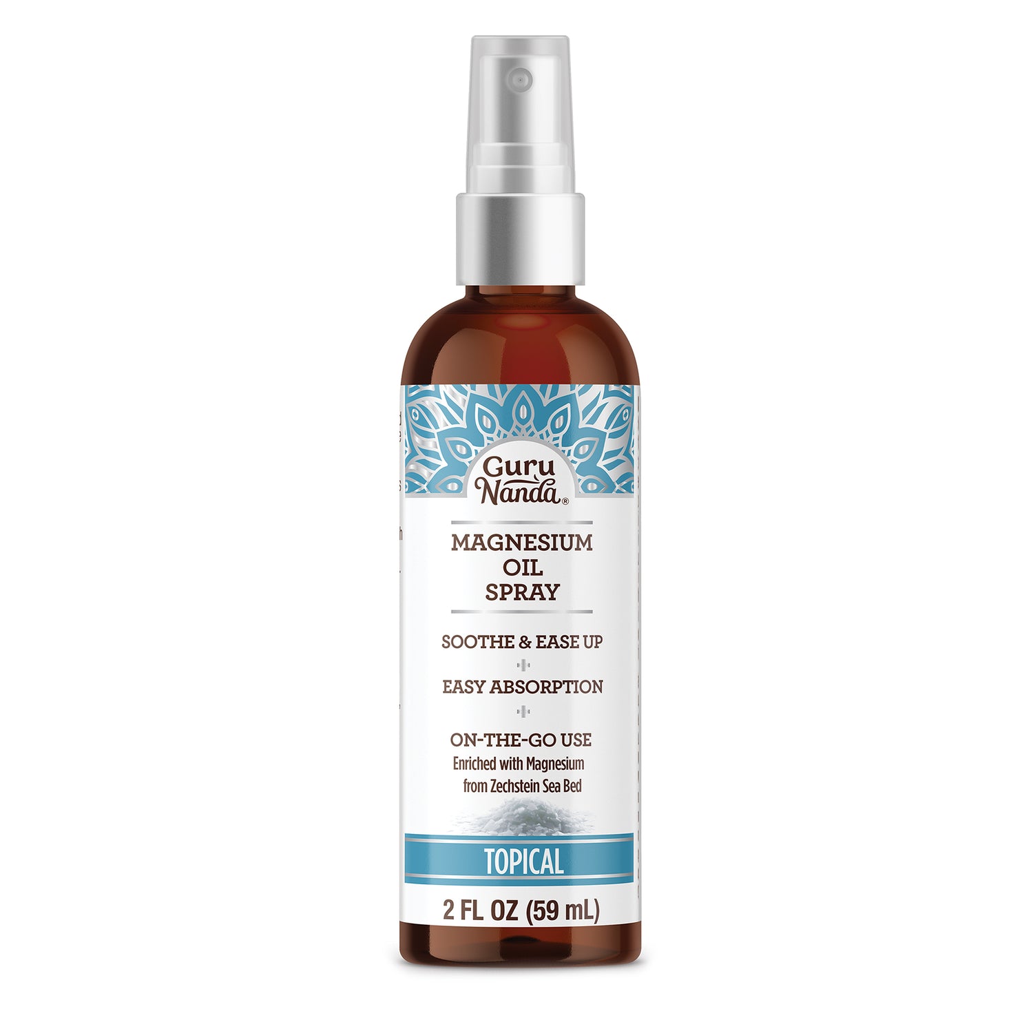 Magnesium Oil Spray for Muscle Relief &amp; Soothing Aches - Quick Absorbing- 2Oz