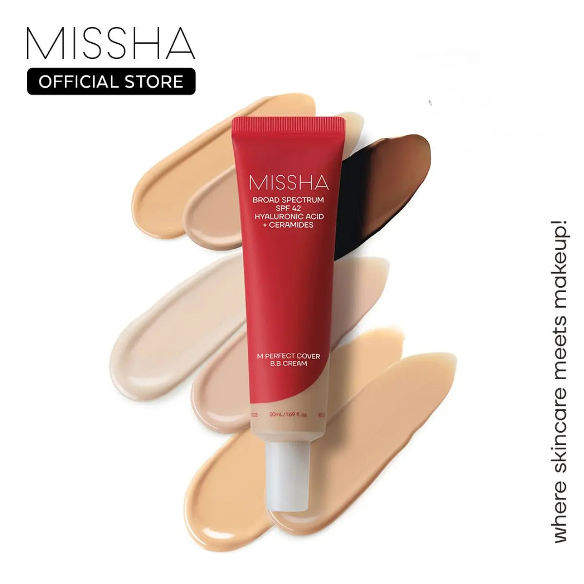 [MISSHA Official] M Perfect Cover BB Cream SPF 42 Pa+++(50Ml)
