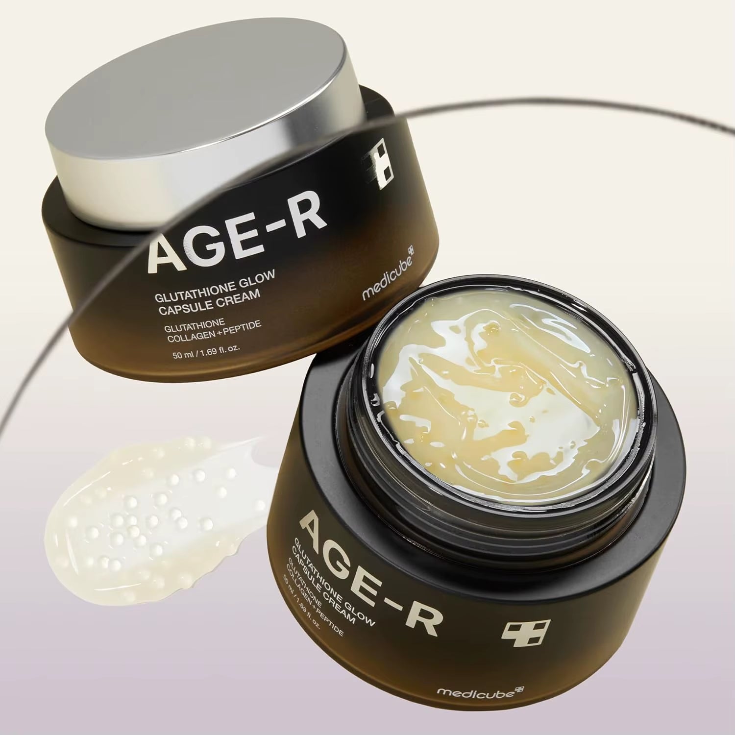 Medicube AGE-R Glow Capsule Facial Cream Instant Lifting Moisturizer Collagen Peptide Fo Uneven Skin Tone Korean Skin Care