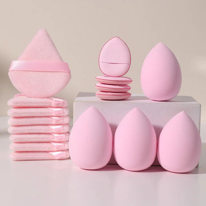 Makeup Sponge &amp; Powder Puff Set, Soft Beauty Blender, Beauty Egg for Facial Makeup Blending &amp; Detailing