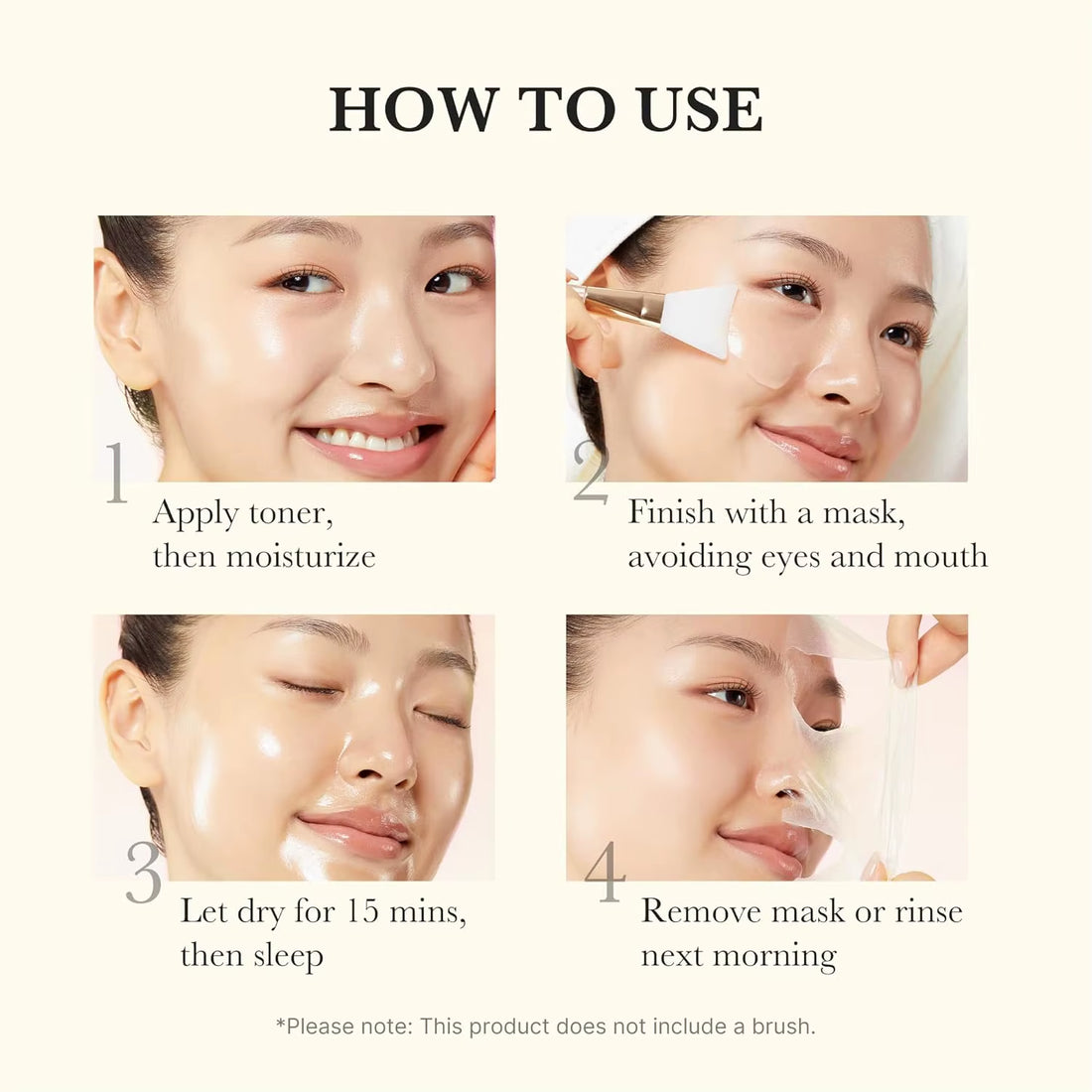 Free Brush Medicube Turmeric Overnight Wrapping Face Care Wrinkle Turmeric Collagen over Night Wrapping Peel off Facial Mask