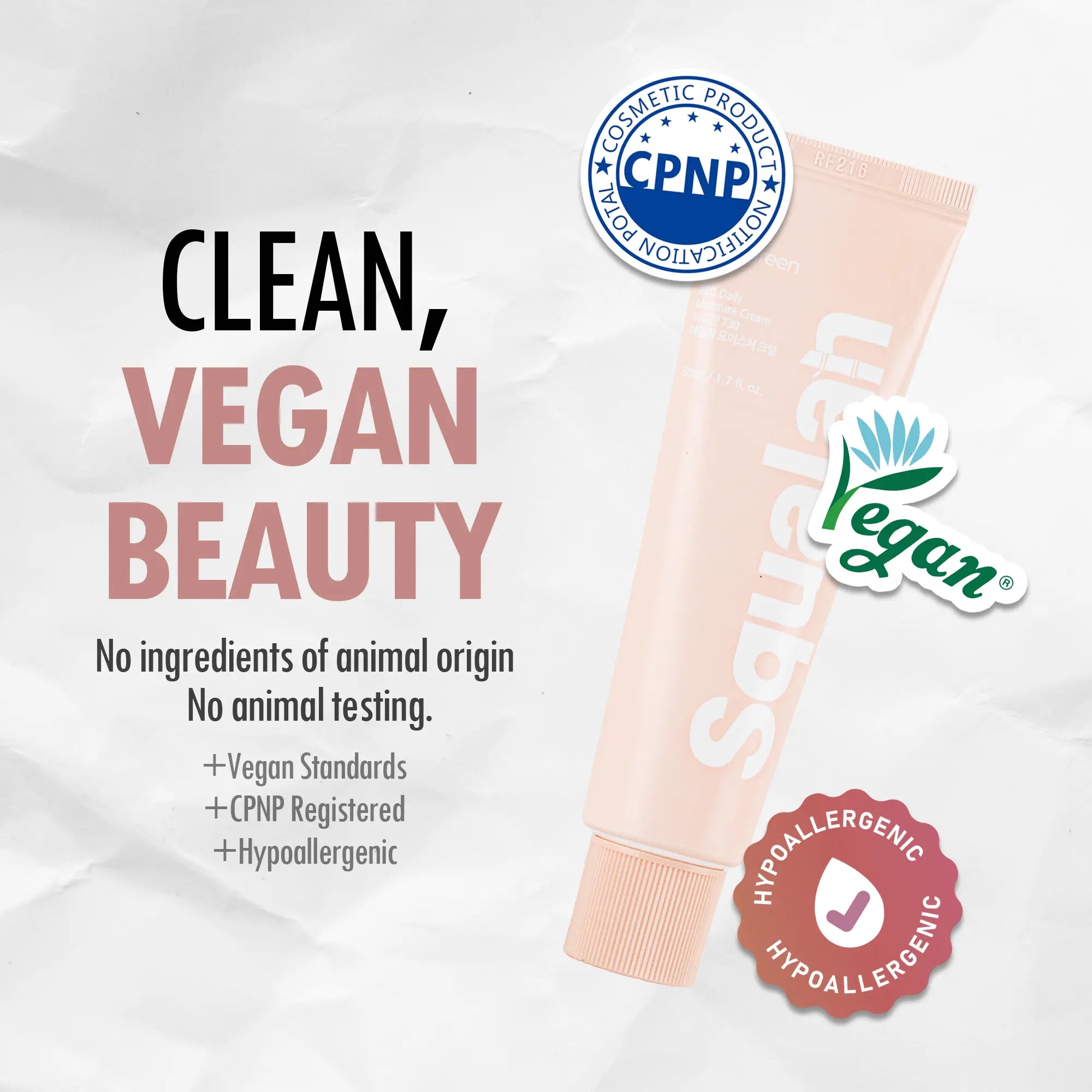 VEGREEN 730 Daily Face Moisturizer Cream with Squalane – Lightweight &amp; Hydrating Korean Facial Moisturizer for Dry &amp; Combination Skin, Skin Barrier Repair &amp; Age-Defying Glow, 1.69 Fl Oz