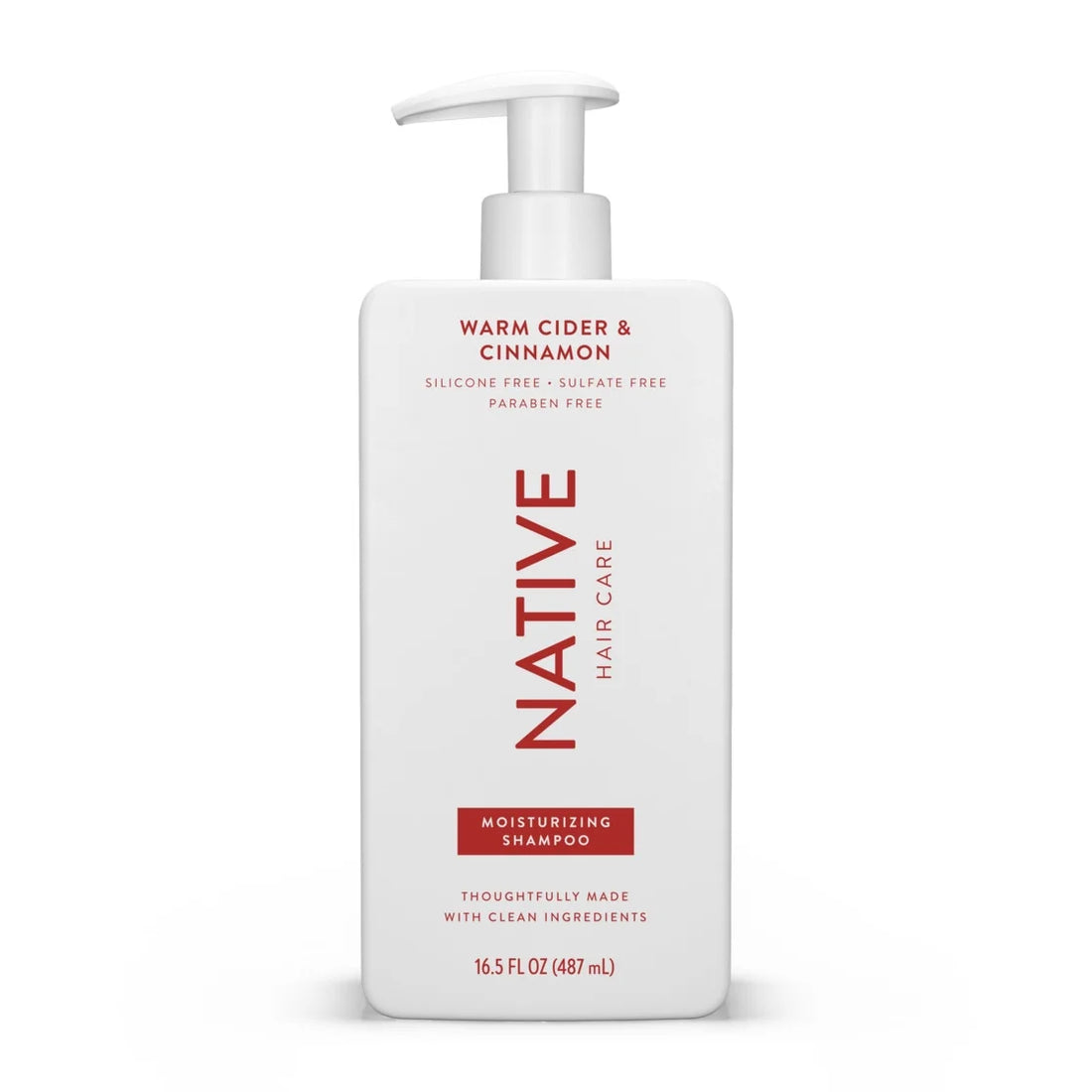 Moisturizing Shampoo, Warm Cider &amp; Cinnamon, Sulfate Free, Paraben Free, 16.5 Fl. Oz