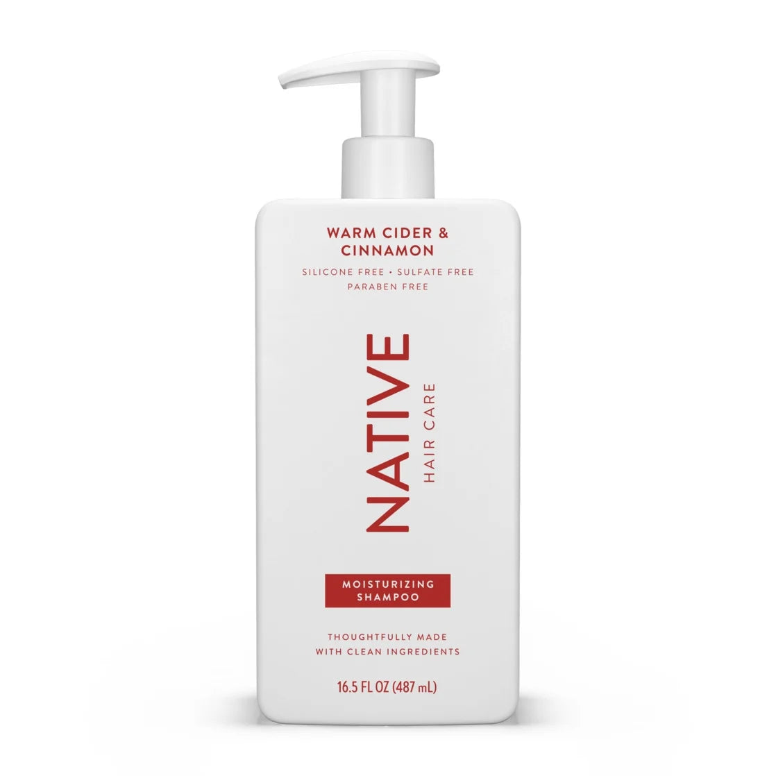 Moisturizing Shampoo, Warm Cider &amp; Cinnamon, Sulfate Free, Paraben Free, 16.5 Fl. Oz