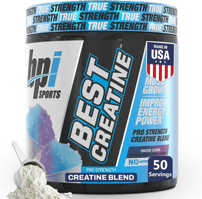Best Creatine – Creatine Monohydrate, Himalayan Salt – Strength, Pump, Endurance, Muscle Growth, Muscle Definition – No Bloat – Fruit Punch – 50 Servings – 10.58 Oz.