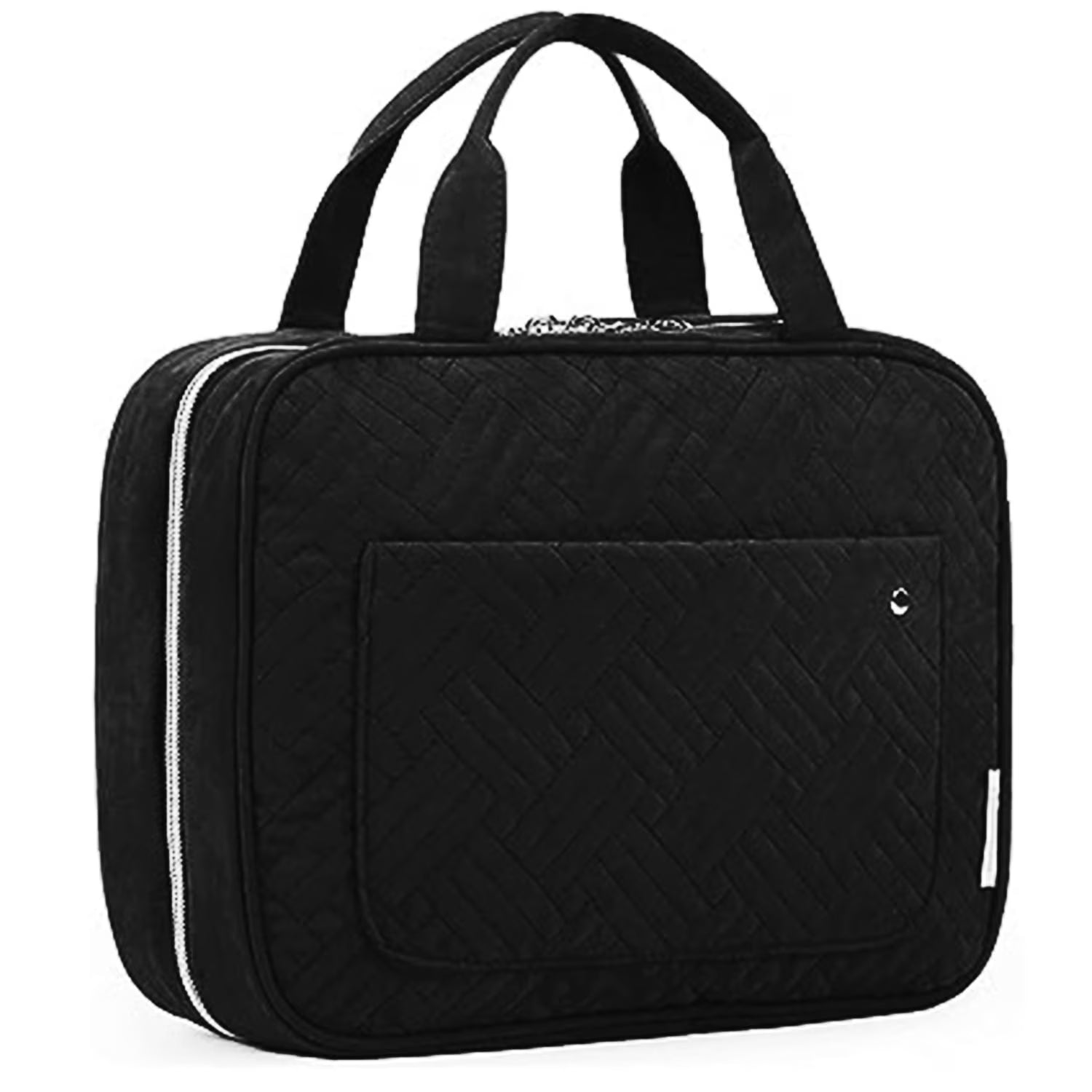Full Size Toiletry Bag, Makeup Cosmetic Bag with Hanging Hook, Water-Resistant Travel Organizer Bag for Women &amp; Men, Pink