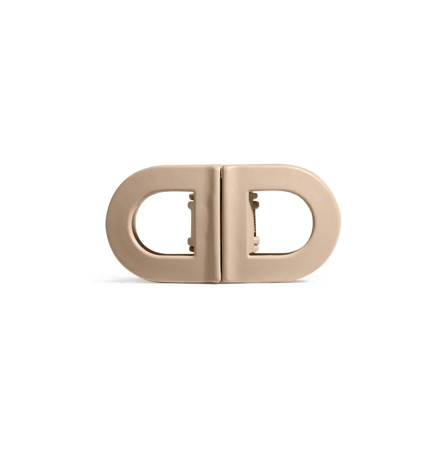 DAFNI KLIX Magnetic Hair Clips Set of 2 - the Icon Sandstone - Magnetic Hair Accessories with Seamless Connection with Exclusive Sticky Pad for Mirrors - Strong Magnetic Hold No Slipping - Flat Hair Clips