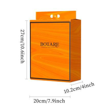 BOTARE Face Towels 3-Pack - 216 Sheets per Pack (648 Total), Hanging Design, Thickened Disposable Cleansing Wipes, Fluorescent-Free for Sensitive Skin (Includes Free Mop)
