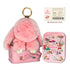 【Bunnylulu】Handmade Bunny Pompom Keychain with Tin Box, Summervibes Graduation Gift for Friends & Students, Stress-Relief Charm, Keepsake Gift