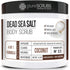 Purescrubs Premium Coconut Body Scrub Set - Large 16Oz Dead Sea Salt Body Scrub with Infused Essential Oils & Nutrients, Includes Wooden Spoon, Loofah & Oatmeal Exfoliating Bar Soap