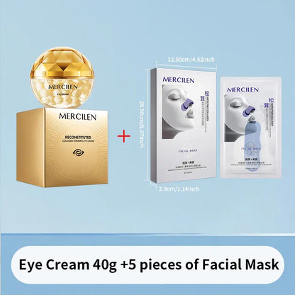 Collagen Eye Cream, Eye Care Product, Hydrating Collagen Eye Patches &amp; under &amp; Soothing &amp; Lifting Eye Cream for Women, Moisture Skin, Gift, Moisturize &amp; Hydrate Skin, Moisturizing Eye Moisturizer, Self Care Box, Eye Tightener, Eye Brightener