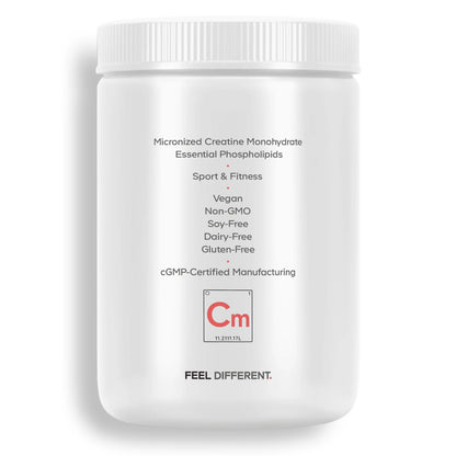 Liposomal Creatine Monohydrate Powder Supplement, Unflavored, 3-Month Supply, 90 Servings