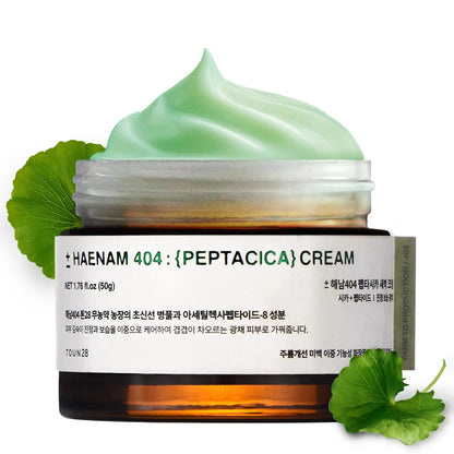 TOUN28 Korean PEPTACICA Overnight Face Cream Moisturizer | 43% Cica, Anti-Aging &amp; Skin Repair | Premium Korean Vegan Beauty