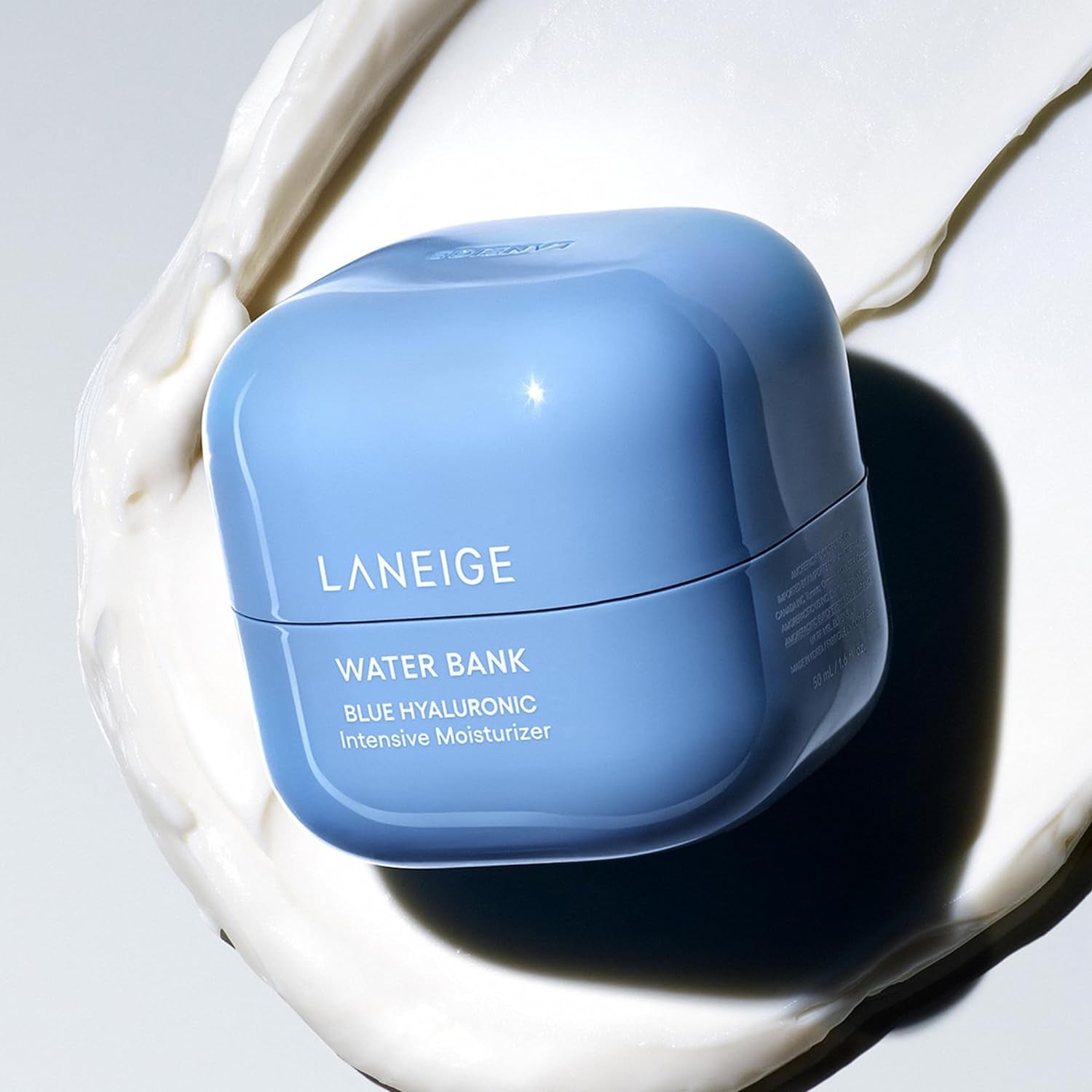 Water Bank Blue Hyaluronic Intensive Moisturizer: Hydrating Face Cream for Extra Dry Skin with Squalane &amp; Peptide for Skin Barrier Support, Dermatologist-Tested