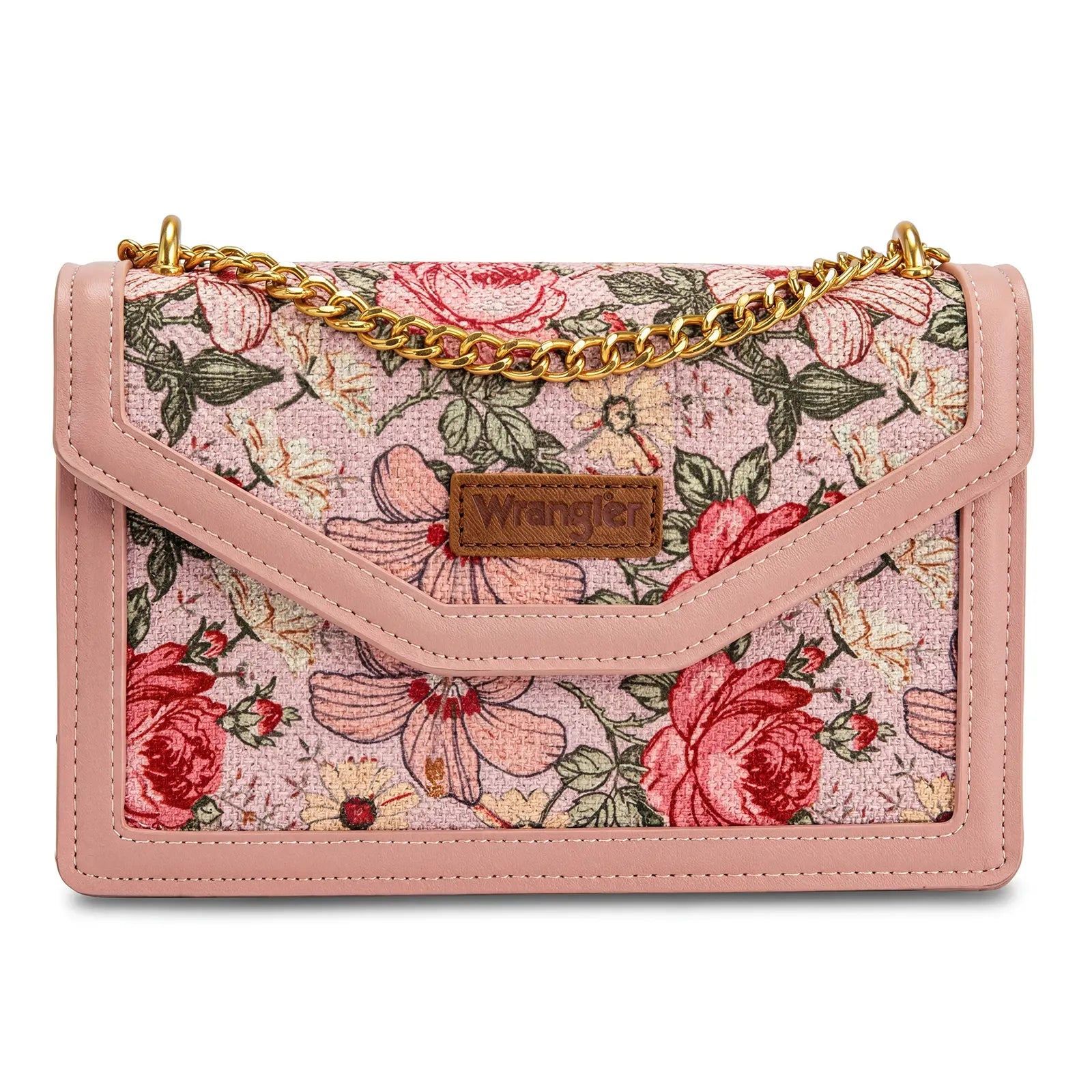 Wrangler Crossbody Purse for Women Shoulder Bag with Adjustable Chain Strap