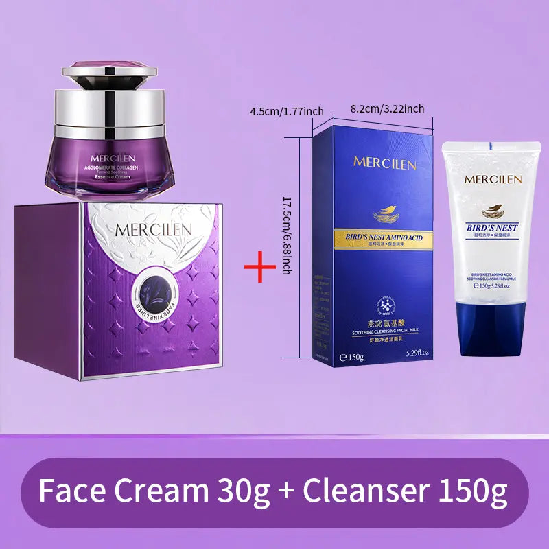 Collagen Moisturizing Face Cream, Daily Moisturizing Blend, 1 Count Hydrating Skin Care Cream, Face Lotion for Women and Men All Skin Types, Valentine&