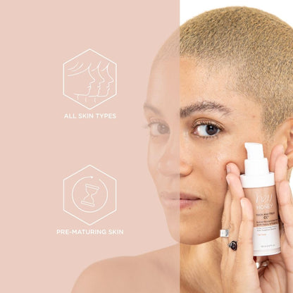 Trick and Treat CC² Cream SPF 46 | Active Moisturizing Color Correcting Cream with Honey &amp; Propolis | Best Cover for Rosacea, Skin Redness &amp; Mature Skin | Cruelty-Free | 1 Oz (Light Tone)