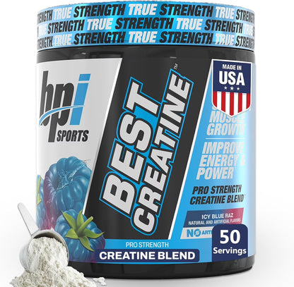 Best Creatine – Creatine Monohydrate, Himalayan Salt – Strength, Pump, Endurance, Muscle Growth, Muscle Definition – No Bloat – Fruit Punch – 50 Servings – 10.58 Oz.