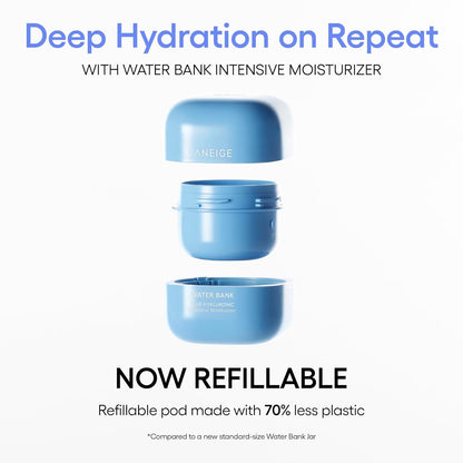 Water Bank Blue Hyaluronic Intensive Moisturizer: Hydrating Face Cream for Extra Dry Skin with Squalane &amp; Peptide for Skin Barrier Support, Dermatologist-Tested