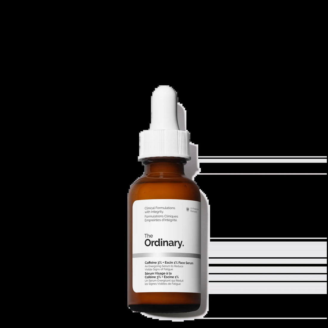 Caffeine 3% + Escin 1% Face Serum, an energizing caffeine face serum for refreshing tired-looking skin.