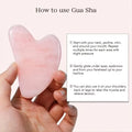 Natural Stone Guasha Jade Scraper Facial Beauty Scraping Massage Tools Firm Skin Care Face Gua Sha SPA Physical Therapy Roller