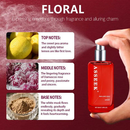 ASSEEK 2Pcs Long-Lasting Body Perfume for Women | Perfect for Dating, Daily Life, Parties and Gift Giving | 2 Different Fragrances with Orchid, Jasmine，Fruity Notes &amp; Brown Sugar Scents - 1.69 Oz/ Bottle