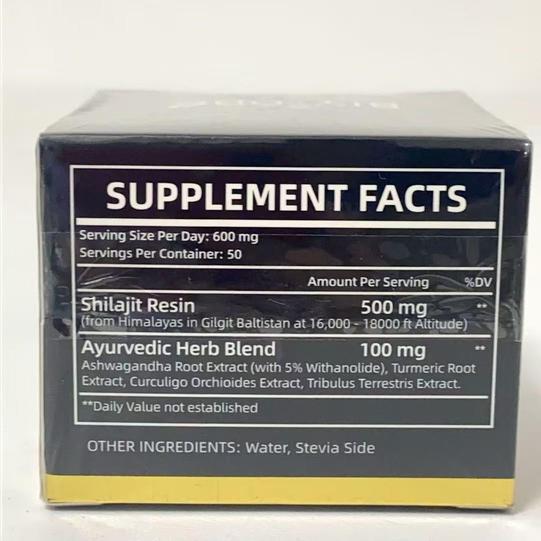 Pure Himalayan Shilajit Gummies Withashwagandha, Gokshura Other Herbs L Noadded Sugar L 60 Chewables Edible Supplement