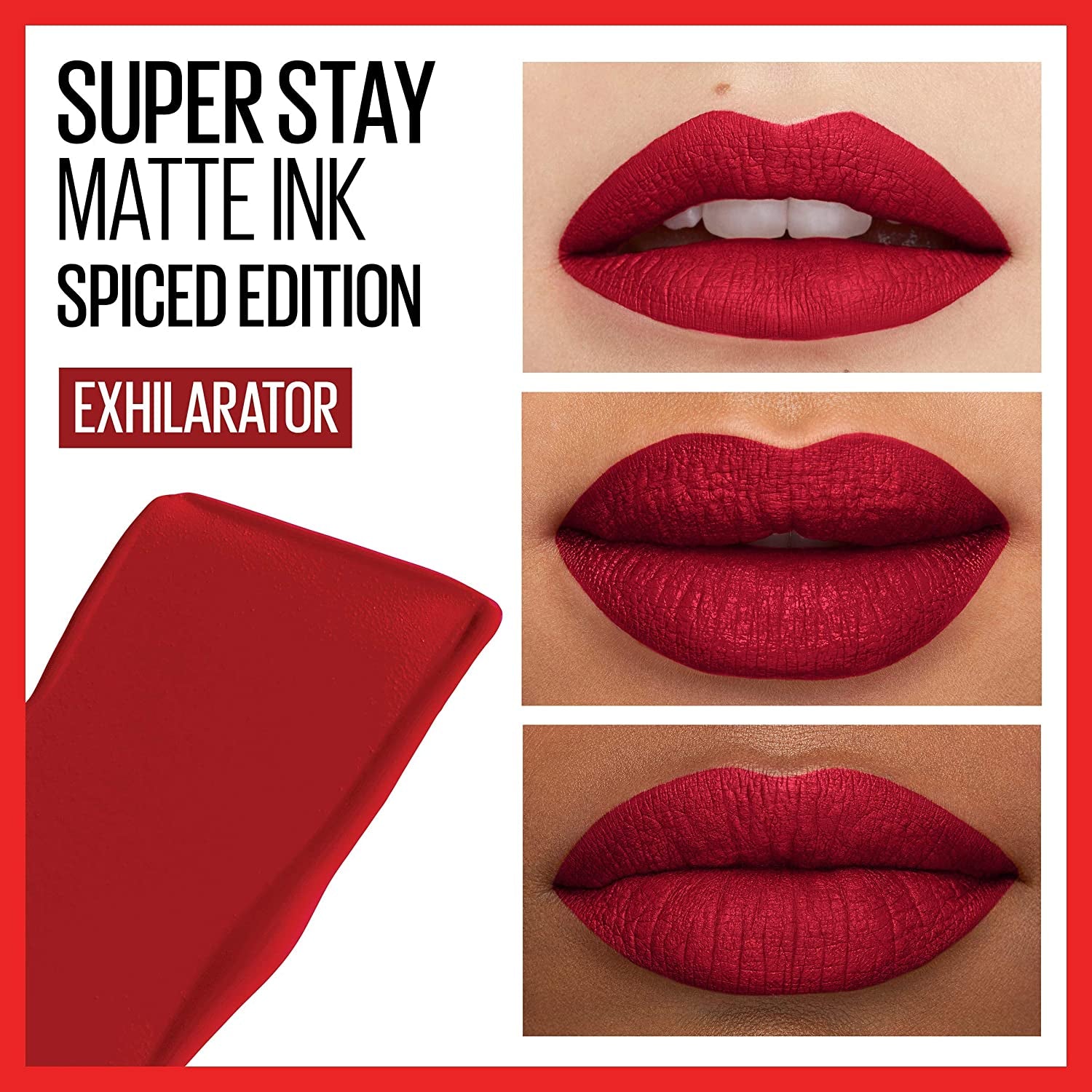 Super Stay Matte Ink Liquid Lipstick Makeup, Long Lasting High Impact Color &amp; Color Sensational Lipstick, Lip Makeup, Matte Finish, Hydrating Lipstick, Nude, Pink, Red