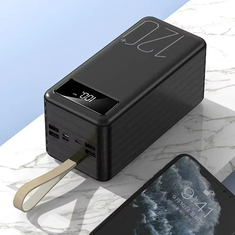 66W Fast Charging Power Bank 120000Mah Portable Power Bank Cell Phone Charger External Battery Backup Power for Xiaomi Huawei