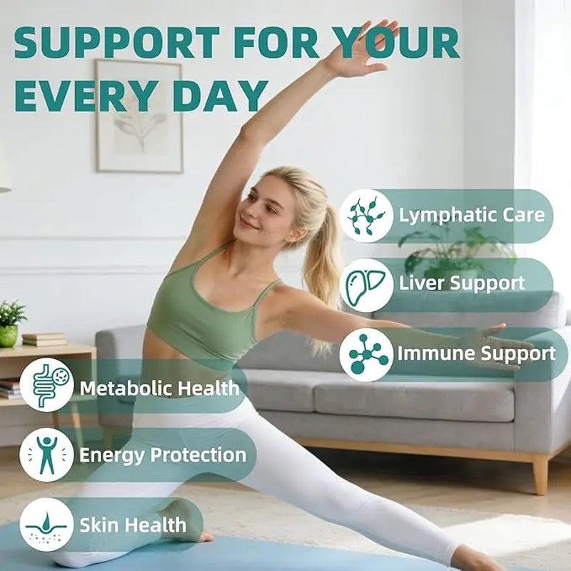 Trawecual Liposomal Lymphatic Support&amp; Liver Cleanse Help Drops 23-In-1 for Detox &amp; Immune Boost with Echinacea NAC TUDCA L-Glutathione Burdock Raspberry Flavor 2 Fl Oz - Natural, Healthcare Supplement Healthy