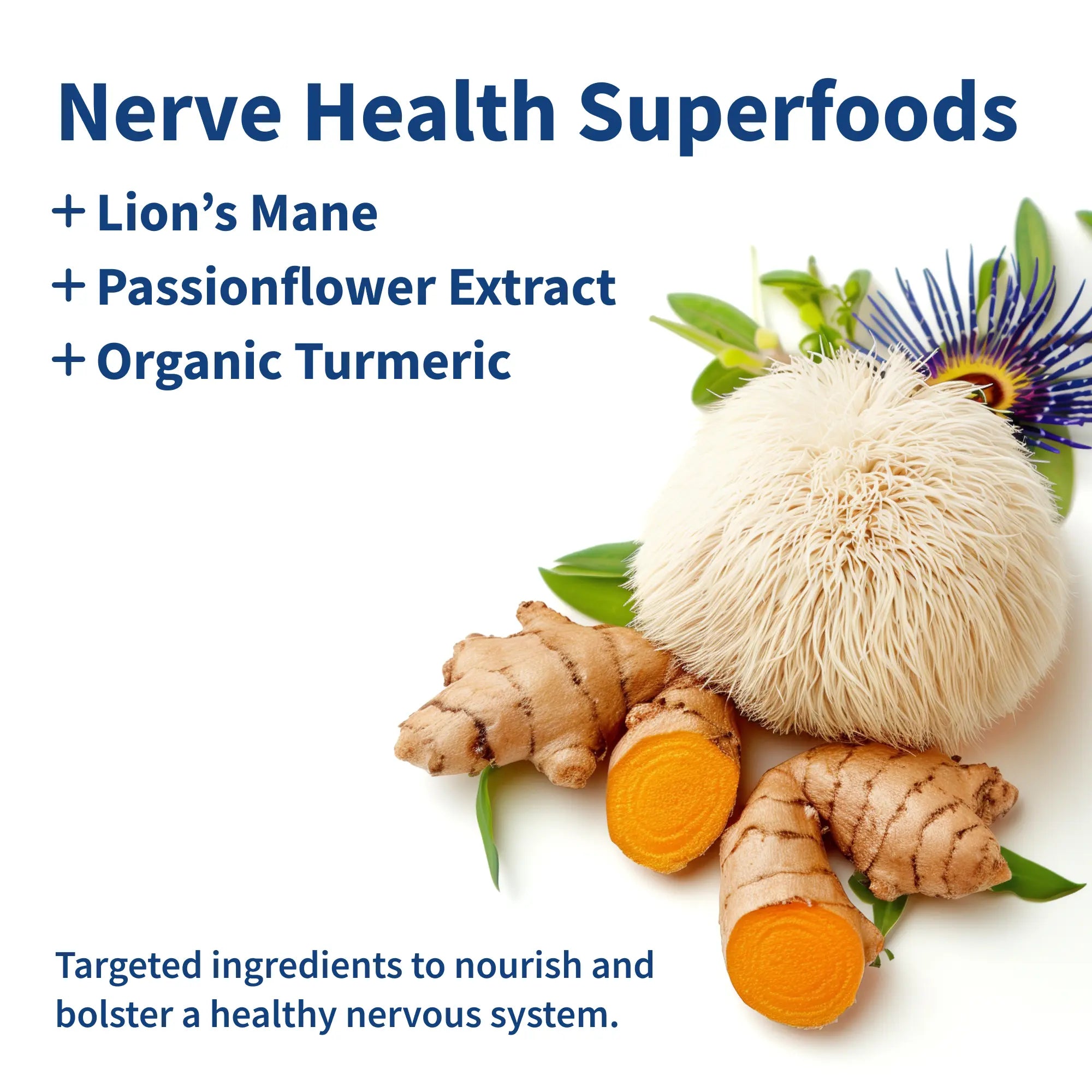 Nerve Health - All Natural Supplement for Nerve Support &amp; Mental Clarity