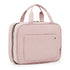 Full Size Toiletry Bag, Makeup Cosmetic Bag with Hanging Hook, Water-Resistant Travel Organizer Bag for Women & Men, Pink