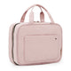 Full Size Toiletry Bag, Makeup Cosmetic Bag with Hanging Hook, Water-Resistant Travel Organizer Bag for Women & Men, Pink
