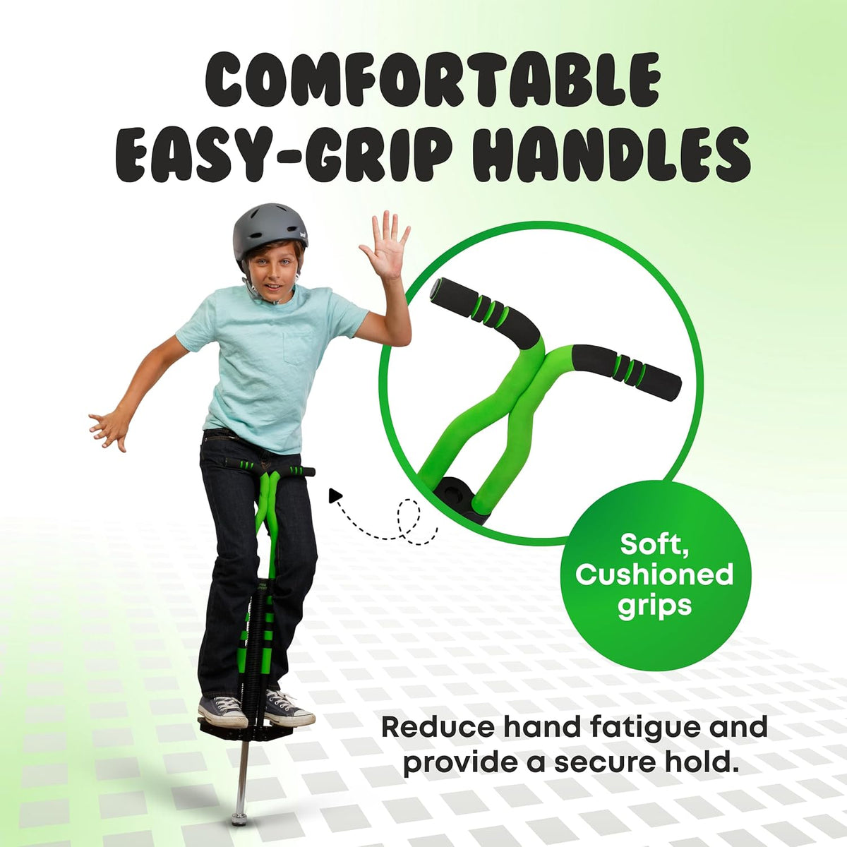New Bounce Pogo Stick for Kids - Pogo Sticks for Ages 9 and Up, 80 to 160 Lbs - Pro Sport Edition, Quality, Easy Grip, Pogostick for Hours of Wholesome Fun