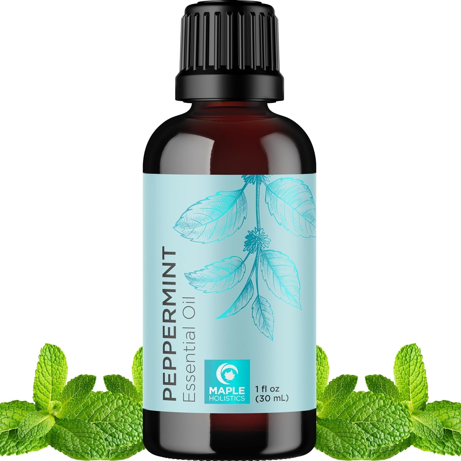 Pure Tea Tree Oil for Hair Skin and Nails - 100% Pure Undiluted Tea Tree Essential Oil with Dropper for Topical Uses Aromatherapy Diffusing and Home and Beauty Diys - Vegan and Cruelty Free (1 Fl Oz)