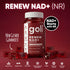 Goli Renew NAD+ (NR) Gummies. Clinically Studied NR Nicotinamide Riboside, Healthy Aging & Cellular Energy. Gluten Free, Non-Gmo, Gelatin-Free, Vegan.