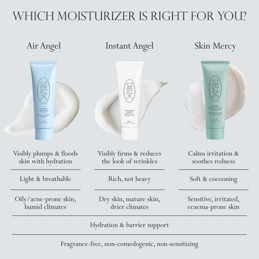 Skin Mercy Recovery Cream - 1% Colloidal Oatmeal Soothing & Hydrating Treatment Moisturizer for Sensitive, Red, Eczema-Prone Skin