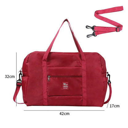 Travel Bags Large Capacity Foldable Clothes Luggage Organizer Waterproof Handbags Women Men Travel Clothes Storage Organizer