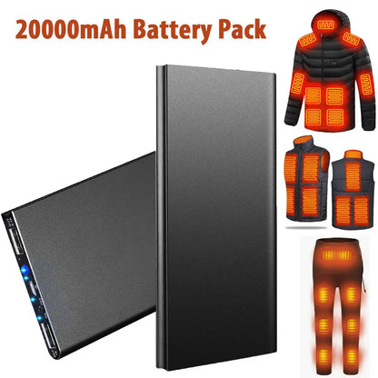 20,000mAh Travel Power Bank — Dual USB + LED Flashlight