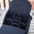 Silk Brocade Organizer, Portable Travel Storage Bag, Thickened, Inner Divided, Travel Cup Organizer, Large Capacity Cloth Bag