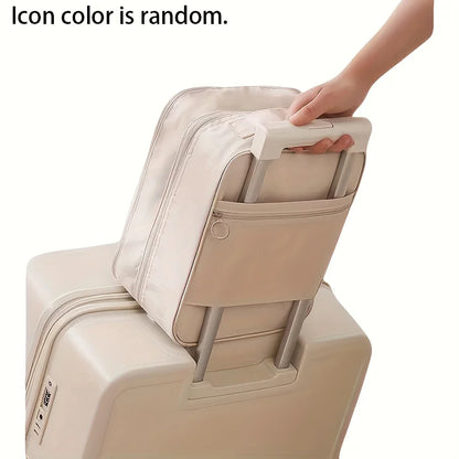 Travel Shoe Organizer - Hanging Organizer, Large Capacity, Multifunctional, Machine Washable, Space Saving, Multiple Compartment